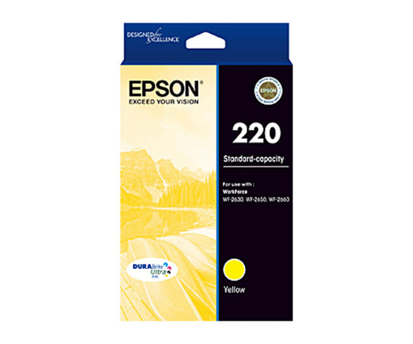 Epson 220 Standard Capacity Yellow Ink Cartridge