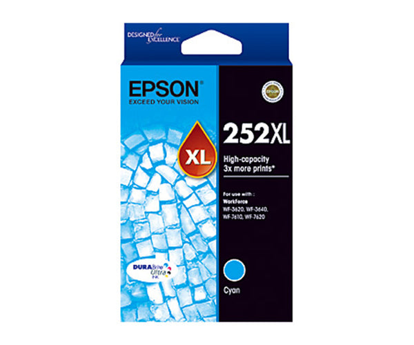 Epson 252 High Capacity HY Cyan Ink Cart