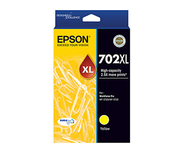 Epson 702 Yellow XL Ink Cart