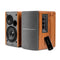 Edifier Bluetooth Lifestyle Bookshelf Speakers Brown Aux Dual Rca 42W