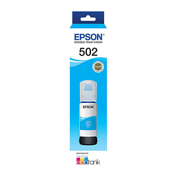 Epson 502 Cyan Consumable Ink Ecotank Bottle