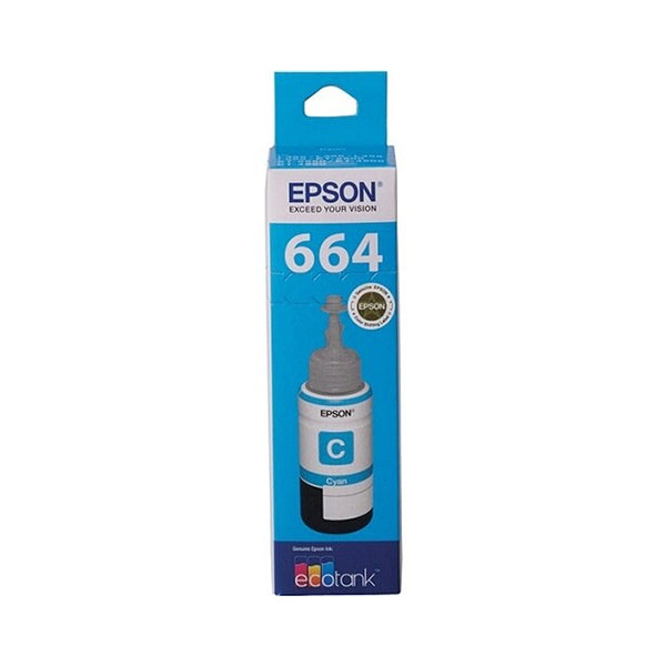 Epson 664 Consumable Ink Cyan Ecotank Bottle