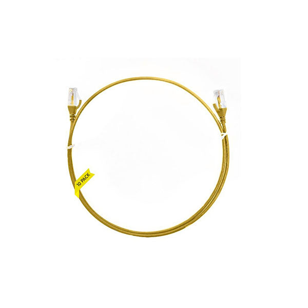 Cat 6 Ultra Thin Lszh Pack Network Cable Yellow