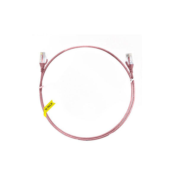 Cat 6 Ultra Thin Lszh Ethernet Network Cable Pink