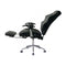 Executive Office Chair With Stool Black