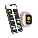Fit Smart Multi Function Smartwatch Wireless Touch Screen Pink Gold