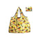 Foldable And Reusable Grocery Bag Cats Yellow