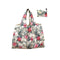 Foldable And Reusable Grocery Bag Floral White