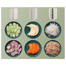 Kitchen Vegetable Food Manual Rotary Drum Grater Chopper Slicer Fruit