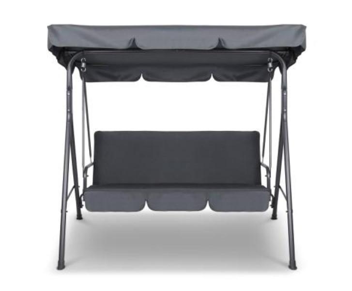 Gardeon Swing Chair with Canopy - Grey