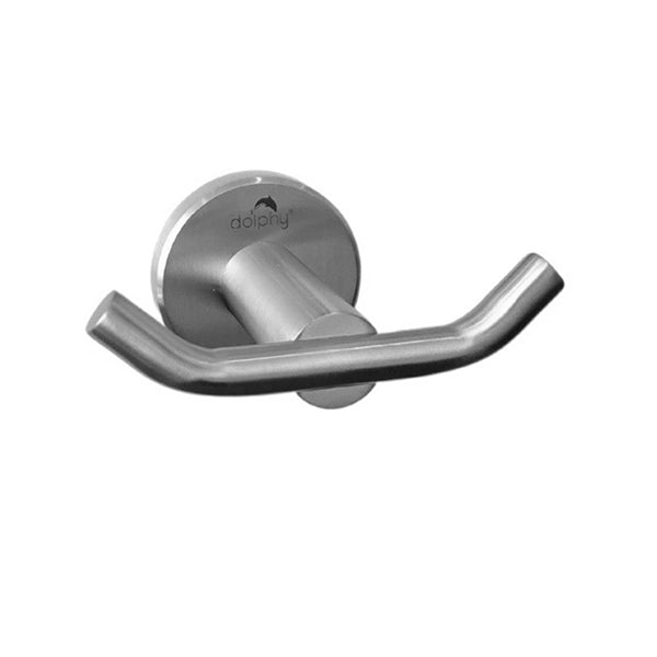 Double Robe Hook Stainless Steel