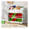 Kids Bookshelf Toy Box Organiser Children 6 Bins Display Shelf Storage