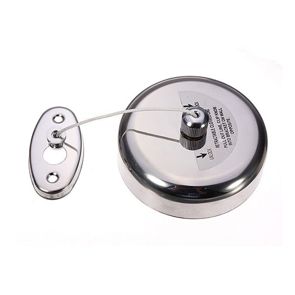 Retractable Stainless Steel Clothesline Round