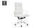 Matt Blatt Replica Eames Group Standard Aluminium Padded High Back Office Chair (White Leather)