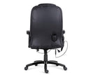 8 Point Massage Executive PU Leather Office Chair Black