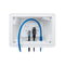 Matchmaster 4Mm Outlet Plate Recessed Wall Point Cable System