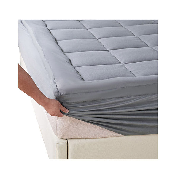 Mattress Topper Bamboo Fibre Luxury Pillowtop Protector Cover