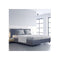 Milano Capri Luxury Gas Lift Bed Frame Base And Headboard Charcoal