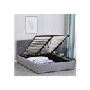 Luxury Gas Lift Bed Frame Base And Headboard With Storage All Sizes
