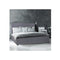 Grey Milano Luxury Gas Lift Bed Frame Base And Headboard Double