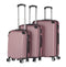 Milano Premium 3Pc Abs Luggage Suitcase Luxury Hard Case
