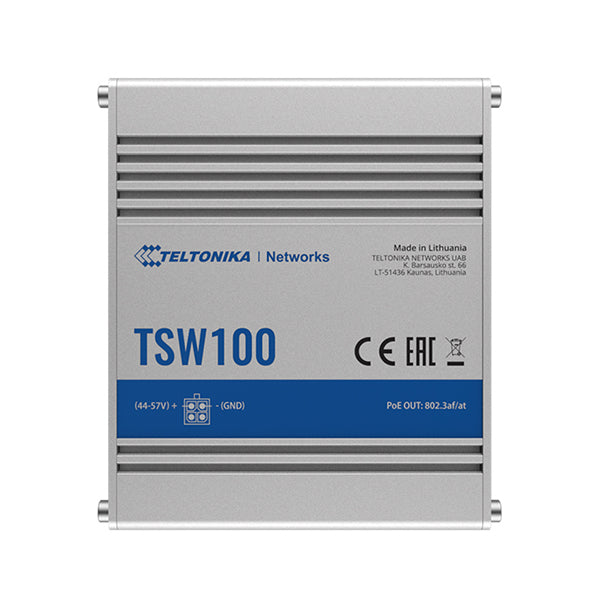 Teltonika Tsw100  Industrial Unmanaged Poe Switch