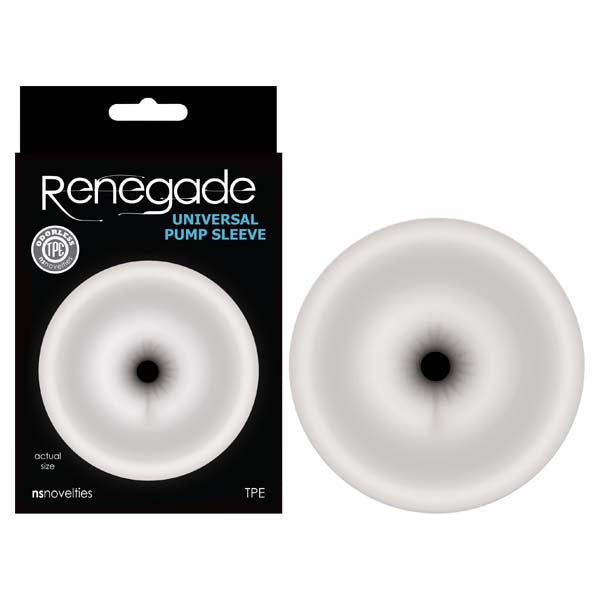 Renegade Universal Clear Ass Shaped Penis Pump Sleeve