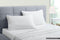 Ovela Cotton Flannelette Bed Sheets Set (King, White)