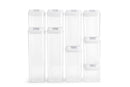 Ovela Flip Top Pantry Storage Container Set (9 Piece)