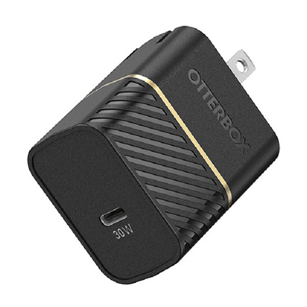 Otterbox 30W Usb C Gan Fast Charge Wall Charger Black Shimmer