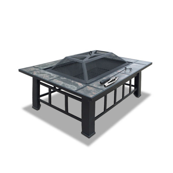 Outdoor Grill Table with Ice Tray