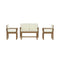 Outdoor Sofa Set 4 Seater Acacia Wood Lounge Setting Table Chairs