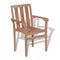 Outdoor Stackable Chairs 2 Pcs Solid Teak
