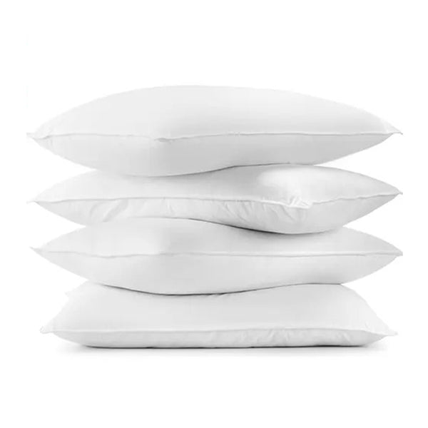Set Of 4 Hotel Quality Deluxe Bounce Fibre Pillows