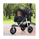 Dog Carrier Trailer Strollers 3 Wheels Foldable Large