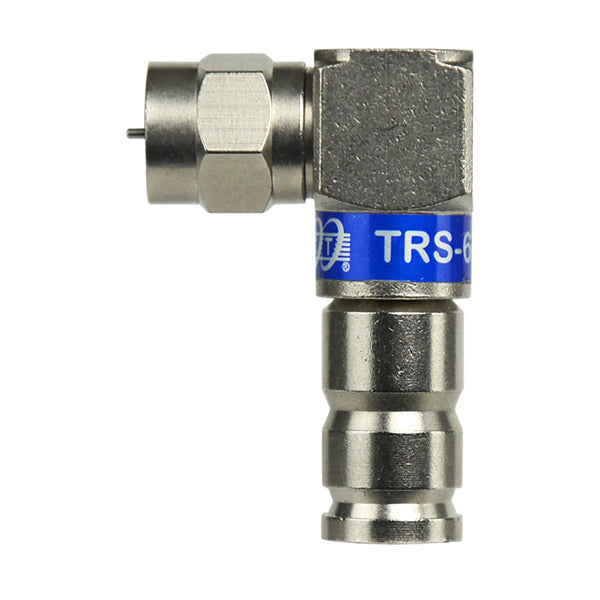 Pct Right Angle F Rg6 Connector