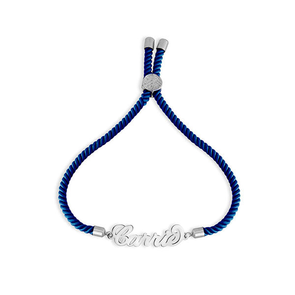 Personalised Cord Name Bracelet