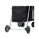 Pet Stroller Pram Foldable Carrier Large Travel Pushchair Black