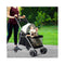 Pet Stroller Pram Foldable Carrier Large Travel Pushchair Black