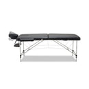 Portable Aluminum Massage Table Two Fold Treatment Beauty Therapy