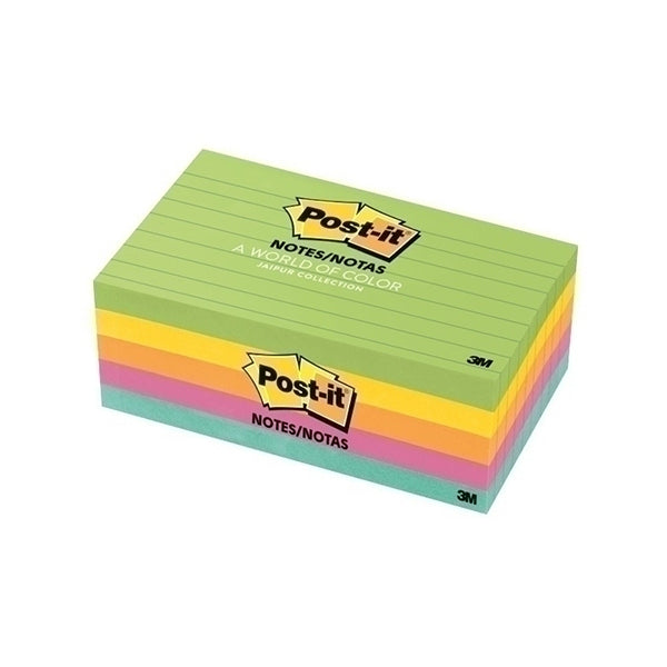 Post It Lined Notes Jaipur 76 X 127Mm 5 Pack