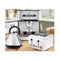 Toaster Kettle And Coffee Machine Breakfast Set White