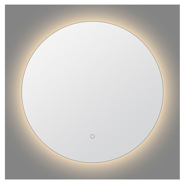 Round Touch Led Light Bathroom Vanity Wall Mounted Mirror 80Cm