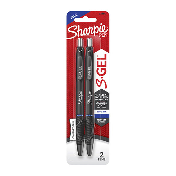Sharpie Retractable Pen Blue Pack Of 2 Box Of 6