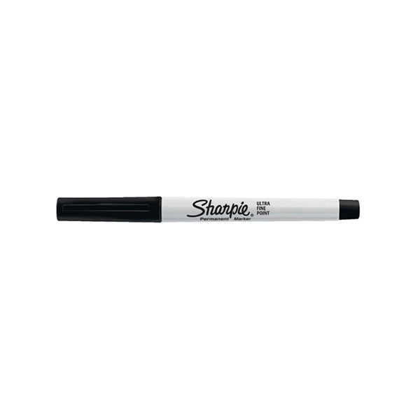 Sharpie Perm Marker Ultra Fine Point Black Box Of 12