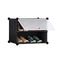 2 Tier Shoe Rack Organizer Storage Stackable with Cover