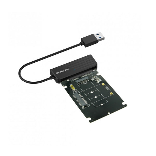 Simplecom Sa225 Usb To Msata Plus M2 2 In 1 Combo Adapter