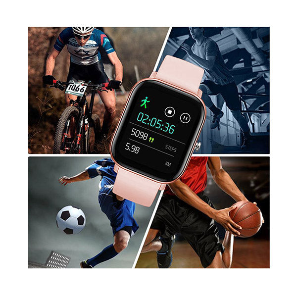 Waterproof Fitness Smart Wrist Watch Heart Rate Tracker P8 Gold