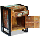Solid Reclaimed Wood Bedside Cabinet