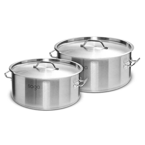 Stock Pot 14L 23L Good Grade Thick Stainless Steel Stockpot